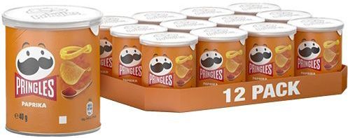 Chips pringles paprika 12 stuks