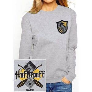 Poufsouffle - Harry Potter - Sweater - Zwart - 100% Katoen