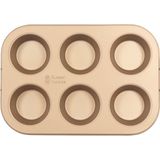 Russell Hobbs - Opulence - Muffin Tray - Goud - 6 Cup - Antiaanbaklaag