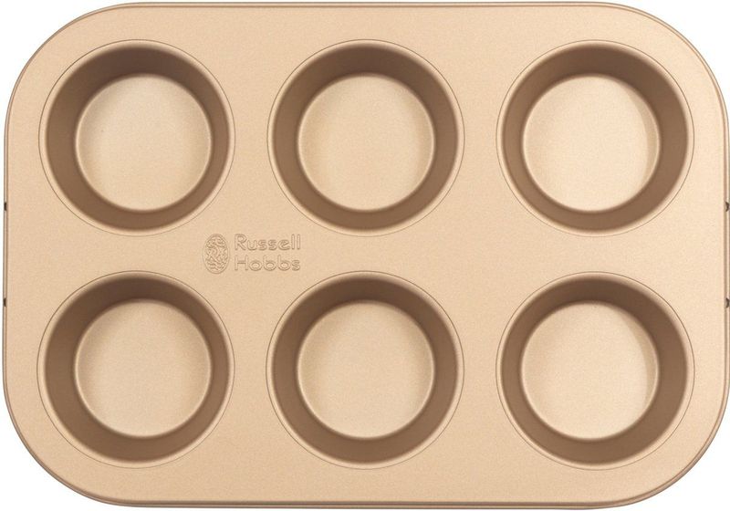 Russell Hobbs - Opulence - Muffin Tray - Goud - 6 Cup - Antiaanbaklaag