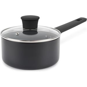 Russell Hobbs Steelpan 16 cm - met deksel - Geschikt voor Inductie - anti-aanbak Sauspan - Shield Collectie