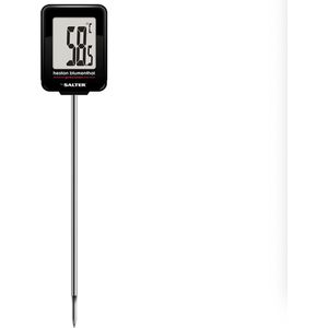 Heston Blumenthal Precision by Salter 544A HBBKCR vleesthermometer - hetelucht frituursonde, voedselthermometer met siliconen handvat, roestvrij staal voor barbecue, nauwkeurigheid 0,1