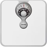 Salter - 484 WHDRFEU16 - Mechanische Badkamerweegschaal - Wit - Vergrootglas
