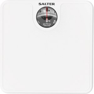 Salter - 489JS WHDR - Pèse Personne Mécanique - Wit - Capaciteit 133KG