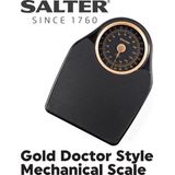Salter Badkamer Scale Doctor Style Mechanical Easy Read Dial 150KG Capaciteit Goud