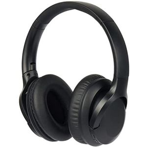 INTEMPO EE7047BLKSTKEU7 Actieve ruisonderdrukkende hoofdtelefoon, draadloze over-ear hoofdtelefoon met verstelbare hoofdband, draaibare hoofdtelefoon met bedieningspaneel, 18 uur speeltijd, handsfree