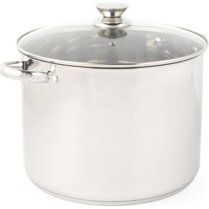 Klausberg 7173 - Lage - kookpan - met deksel - 4,6L - ?26 cm - RVS - Inductie - allewarmtebronnen