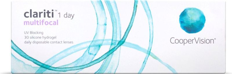Clariti - 1 Day Multifocal - Daglenzen - Silicone Hydrogel - UVA/UVB Bescherming