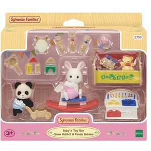 Sylvanian Families 5709 Baby'sspeelkamerBabyPanda&sneeuwwitkonijn- poppenhuisinrichting