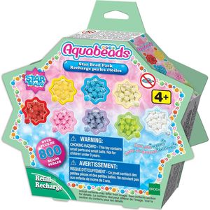 Aquabeads navulling 800sterrenparels in 8 kleuren