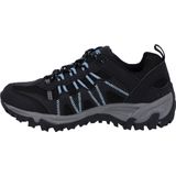 Hi-Tec - Jaguar - Wandelschoen - Zwart / Vergeet Mij Niet - Synthetisch / Mesh