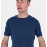 Merino - Short Sleeve T-Shirt - Heren - Navy - 100% Merinowol, Temperatuur Regulering