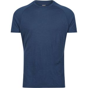 Merino - Short Sleeve T-Shirt - Heren - Navy - 100% Merinowol, Temperatuur Regulering