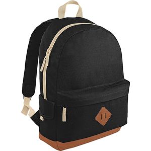 Bagbase Retro Rucksack Heritage, 18 Liter  (Schwarz)
