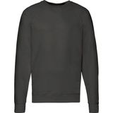 Fruit Of The Loom - Lichtgewicht Raglan Sweatshirt - Licht Graphite - 240 GSM