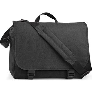 BagBase Tweekleurige digitale boodschappentas (tot 15,6 inch laptopcompartiment)  (Antraciet)