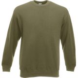 Fruit Of The Loom - Premium 70/30 - Sweater - Klassieke Olive