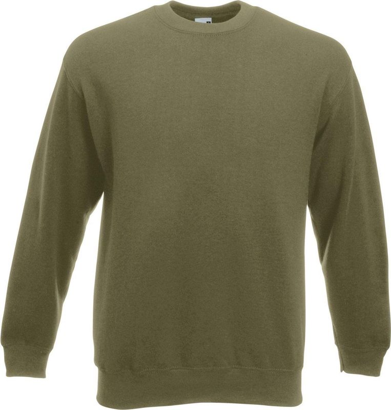 Fruit Of The Loom - Premium 70/30 - Sweater - Klassieke Olive