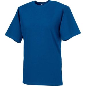 Russell - Europa - T-shirt - Helder Koninklijk - 100% Gekamd Ringspun Katoen
