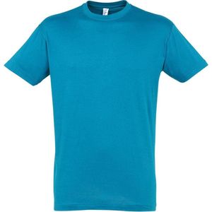 SOLS Heren Regent T-Shirt met korte mouwen (Blauw Atol)