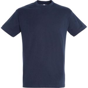 SOLS Heren Regent T-Shirt met korte mouwen (Franse marine)