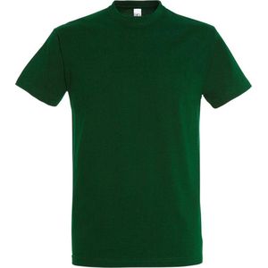 SOLS Heren Keizerlijke Zwaargewicht T-Shirt met korte mouwen (Fles groen)