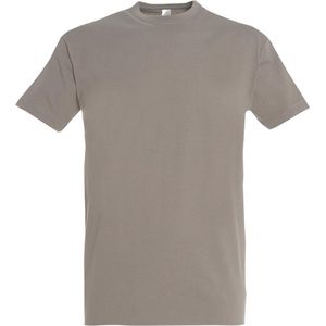 SOLS Heren Keizerlijke Zwaargewicht T-Shirt met korte mouwen (Lichtgrijs)