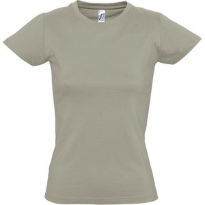 SOLS Dames dames Imperial Heavy Short Sleeve T-Shirt (Khaki)