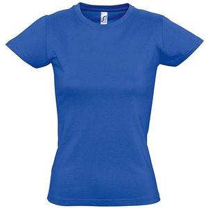 SOLS Dames dames Imperial Heavy Short Sleeve T-Shirt (Koningsblauw)