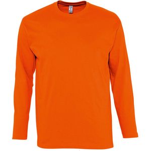 SOLS - Monarch - T-Shirt - Oranje - 100% Katoen, Lange Mouwen, 150 gsm