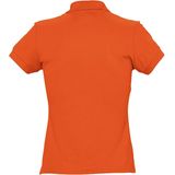 SOLS Dames dames Passion Pique Poloshirt met korte mouwen (Oranje)