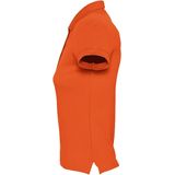 SOLS Dames dames Passion Pique Poloshirt met korte mouwen (Oranje)