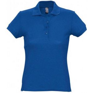 SOLS Dames dames Passion Pique Poloshirt met korte mouwen (Koningsblauw)