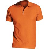 SOLS Heren Zomer II Pique Poloshirt met korte mouwen (Oranje)