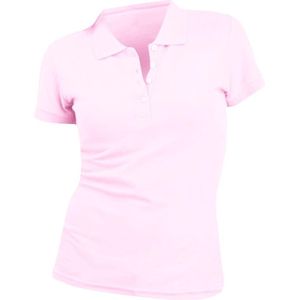 SOLS - Pique Korte Mouw Poloshirt - Lichtroze - Katoen