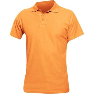 SOLS Heren Lente II Korte Mouw Zwaarlijvig Poloshirt (Oranje)