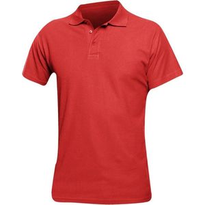 SOLS Heren Lente II Korte Mouw Zwaarlijvig Poloshirt (Rood)