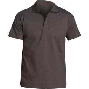 SOLS Heren Prescott Jersey Poloshirt met korte mouwen (Donkergrijs)