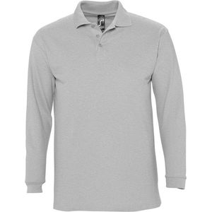 SOLS - Winter II - Poloshirt - Grijze Mergel - 100% Ringgekamd Katoen, Gewicht 210 gsm