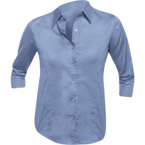 SOLS Dames/dames Effect 3/4 mouw passend werkoverhemd (Heldere lucht)