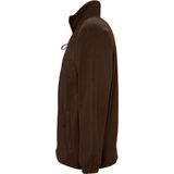 SOLS - North Full Zip - Outdoor Fleece Jacket - Donkere Chocolade