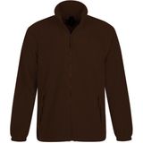 SOLS - North Full Zip - Outdoor Fleece Jacket - Donkere Chocolade