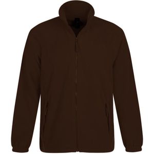SOLS - North Full Zip - Outdoor Fleece Jacket - Donkere Chocolade