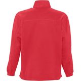 SOLS Ness Unisex Zip Neck Anti-Pill Fleece Top (Rood)