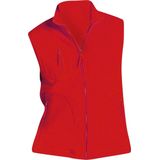 SOLS - Noorwegen - Bodywarmer - Rood - Unisex - Anti-Pill Fleece