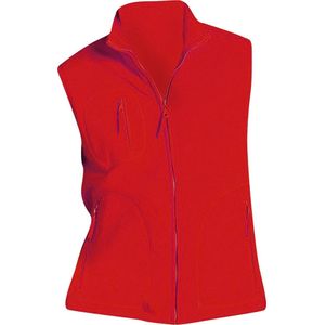 SOLS - Noorwegen - Bodywarmer - Rood - Unisex - Anti-Pill Fleece