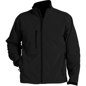 SOLS - Heren Relax Soft Shell Jacket - Zwart - Ademend - Winddicht - Waterbestendig
