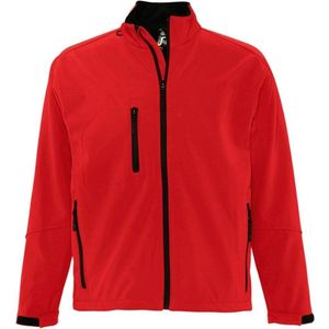 SOLS - Relax Soft Shell Jacket - Rood - Ademend - Winddicht - Waterbestendig