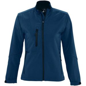 SOLS Dames/dames Roxy Soft Shell Jacket (ademend, winddicht en waterbestendig) (Afgrond blauw)