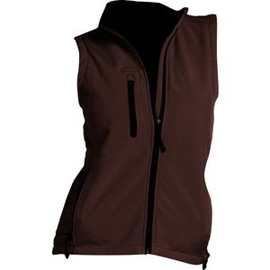 SOLS Dames/dames Rallye Soft Shell Bodywarmer Jacket (Donkere chocolade)